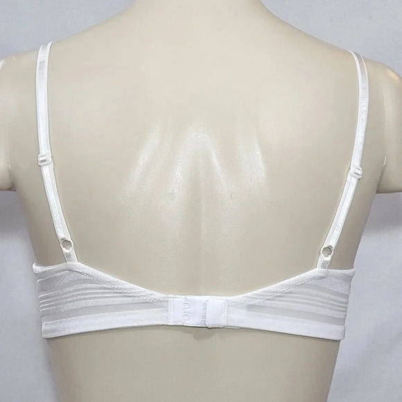 34D Vanity Fair 75273 Beautifully Smooth Invisible Lines Bra White NWT - Picture 3 of 3